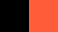 Black/Orange