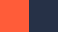 Orange/Navy